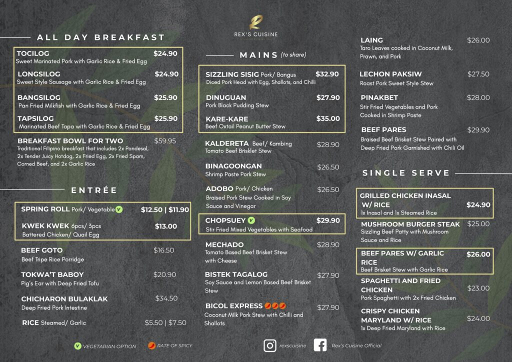 2025 Aug Menu